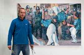 Cosmo Sarson, British, 1971, Contemporary Artist