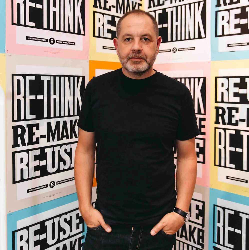 Anthony Burrill, British, 1969, Contemporary Artist