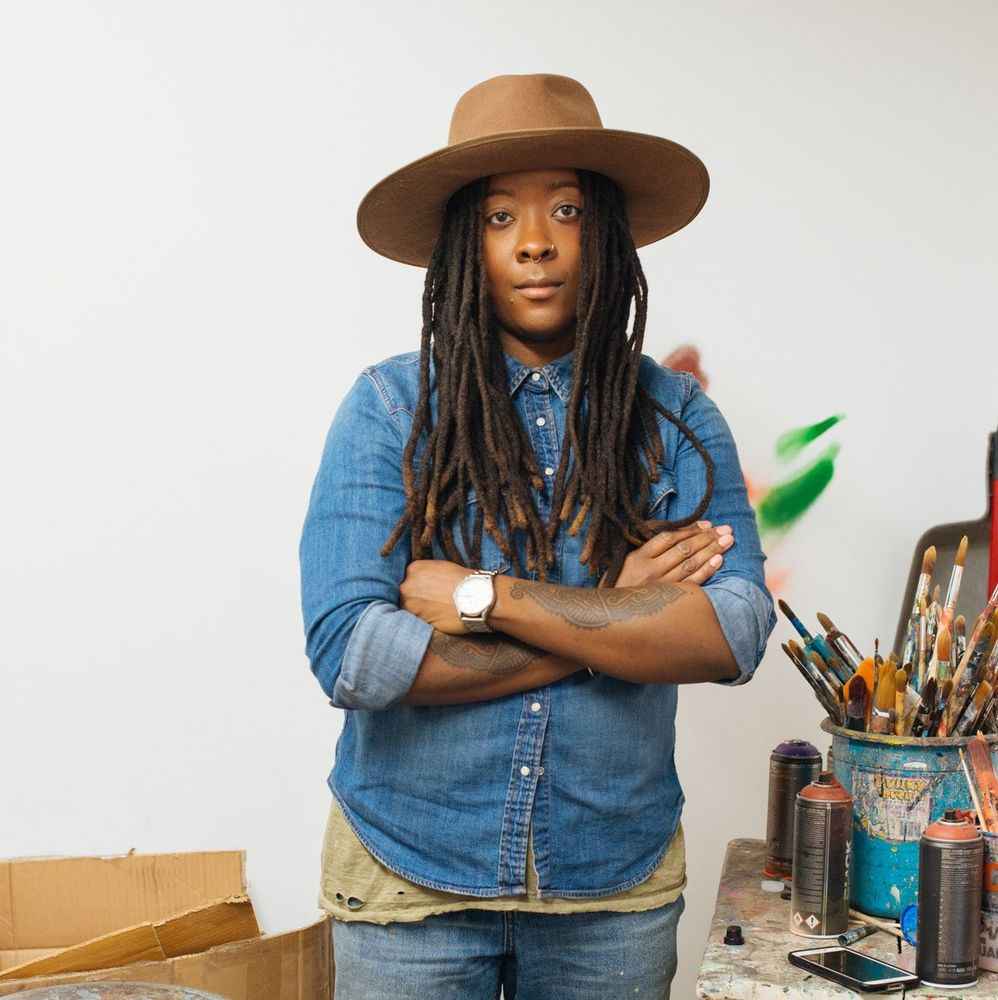 Nina Chanel Abney, American, 1982, Contemporary Artist