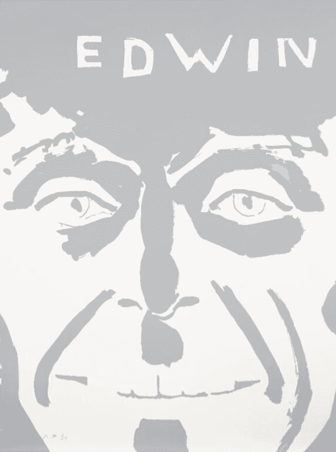Alex Katz, ‘Edwin Small’, 1997, Print, Screenprint in two colors, Peter Blum Editions,