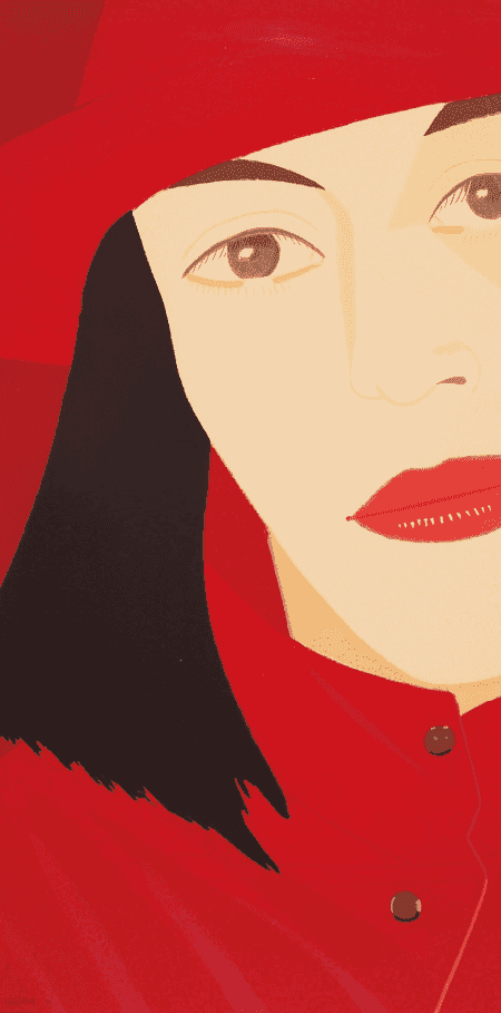 Alex Katz, ‘Red Coat’, 1983, Print, Screenprint in colors, on Stonehenge paper, the full sheet, null, 