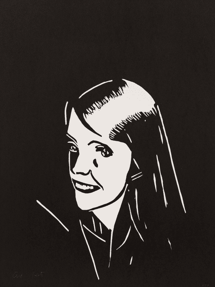 Alex Katz, ‘Seven Graces, Grace II’, 2022, Print, 1-Color woodcut on Somerset Satin White 300 gsm fine art paper, null, 