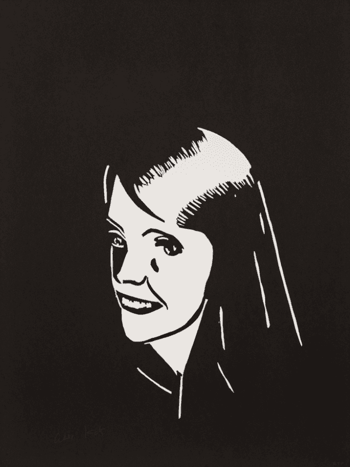 Alex Katz, ‘Seven Graces, Grace VI’, 2022, Print, 1-Color woodcut on Somerset Satin White 300 gsm fine art paper, null, 