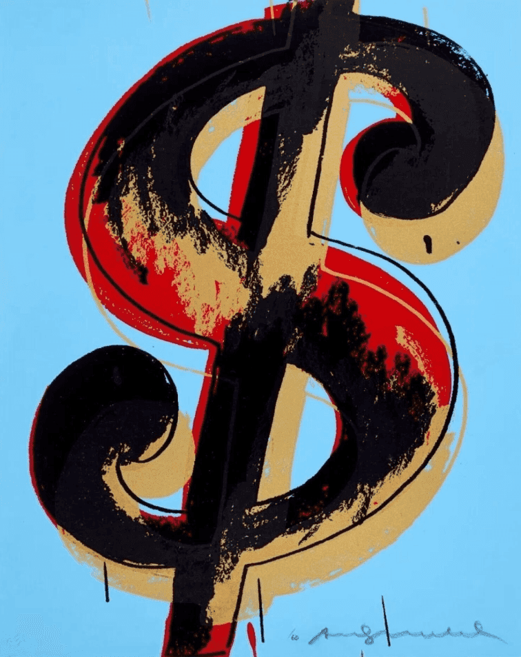 Andy Warhol, ‘Dollar Sign (FS II.275)’, 1982, Print, Screenprint on Lenox Museum Board, null, Numbered