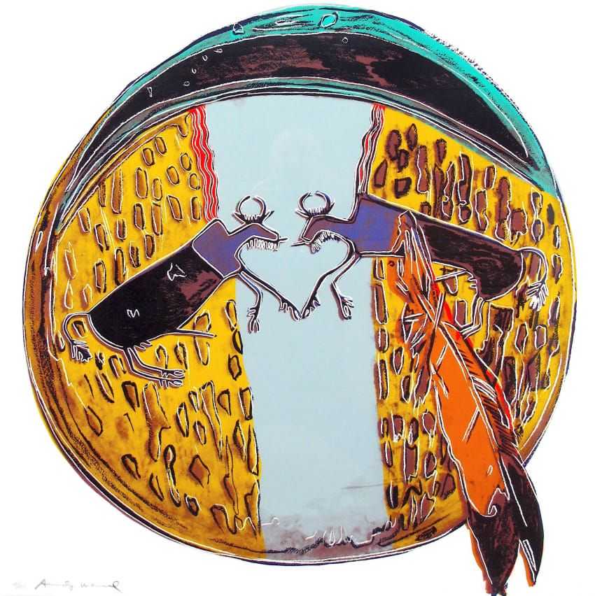 Andy Warhol, ‘Plains Indian Shield (FS II.382)’, 1986, Print, Screenprint on Lenox Museum Board, null, Numbered