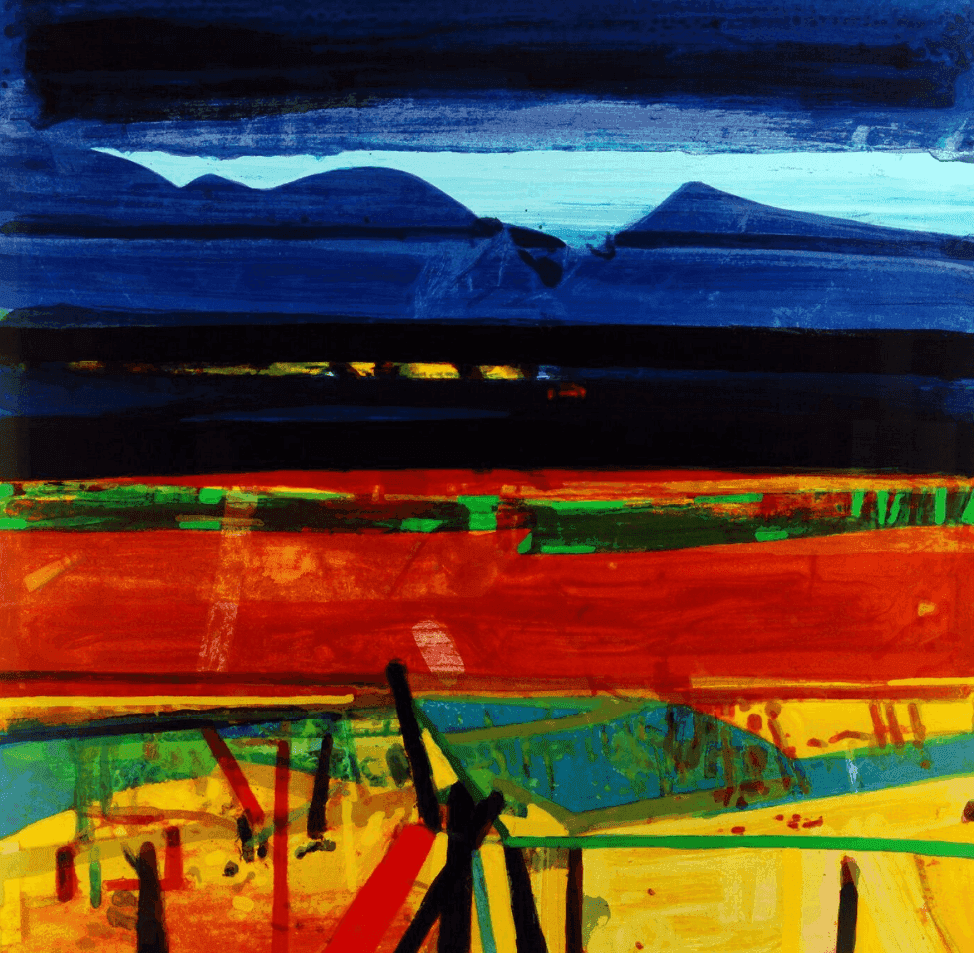 Barbara Rae, ‘Achill Fence’, 2013, Print, Silkscreen on Paper, CCA Galleries, 
