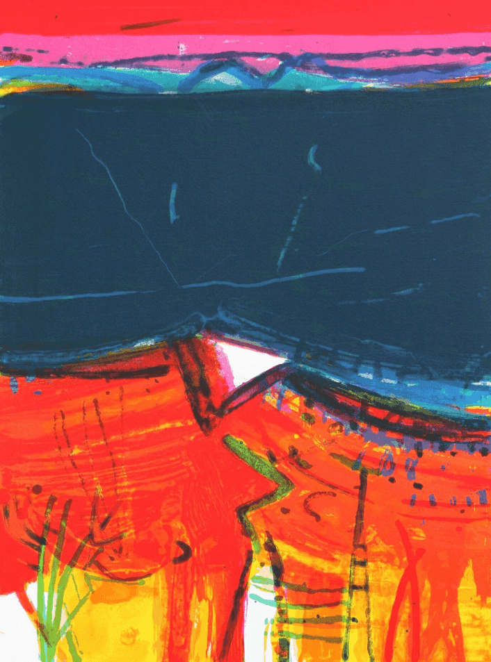 Barbara Rae, ‘Arroyo Blanco’, 2008, Print, Silkscreen on Paper, CCA Galleries,