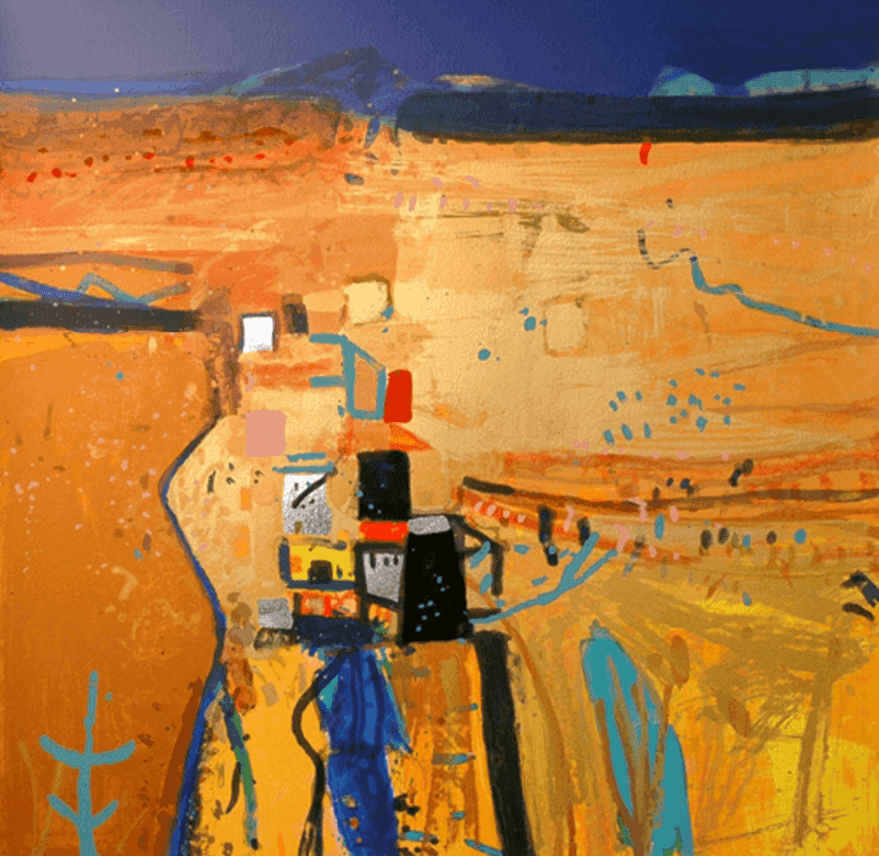 Barbara Rae, ‘Pueblo’, 2021, Print, Silkscreen, null,