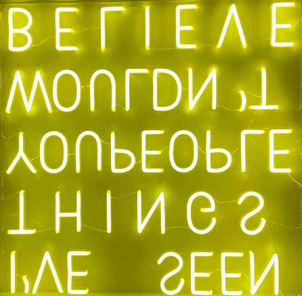 Batik, ‘FAITH (Neon Artwork)’, 2022, Print, Neon LED light letters affixed to clear acrylic back., null, Numbered