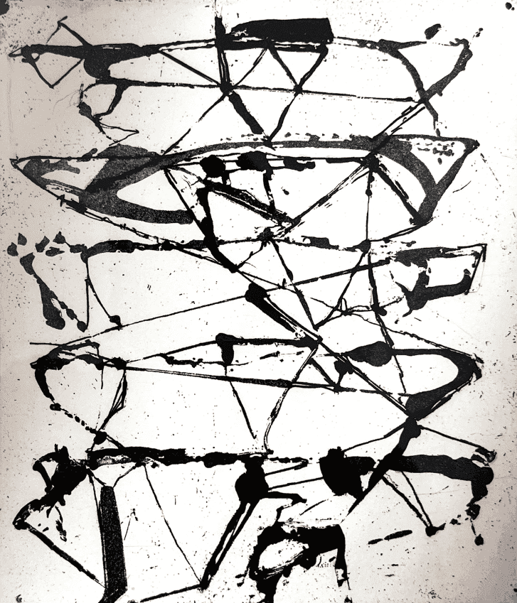 Brice Marden, ‘Etching for Rexroth - VIII’, 1986, Print, Etching and aquatint, Peter Blum Edition, Numbered, Dated
