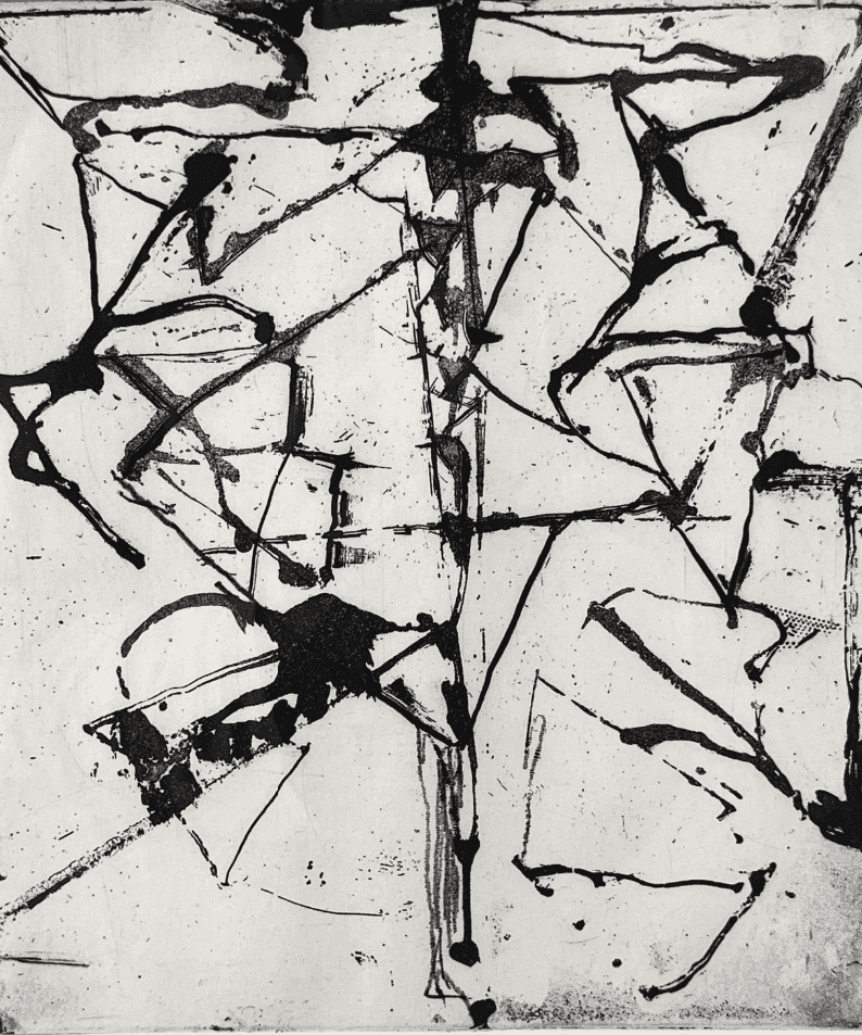 Brice Marden, ‘Etching for Rexroth - XIV’, 1986, Print, Etching and aquatint, Peter Blum Edition, Dated