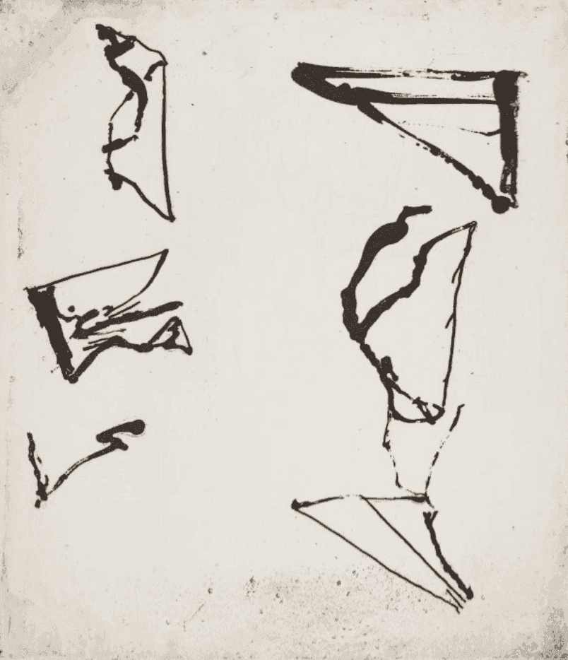 Brice Marden, ‘Etchings to Rexroth - I’, 1986, Print, Etching and aquatint, Peter Blum Edition, Numbered, Dated