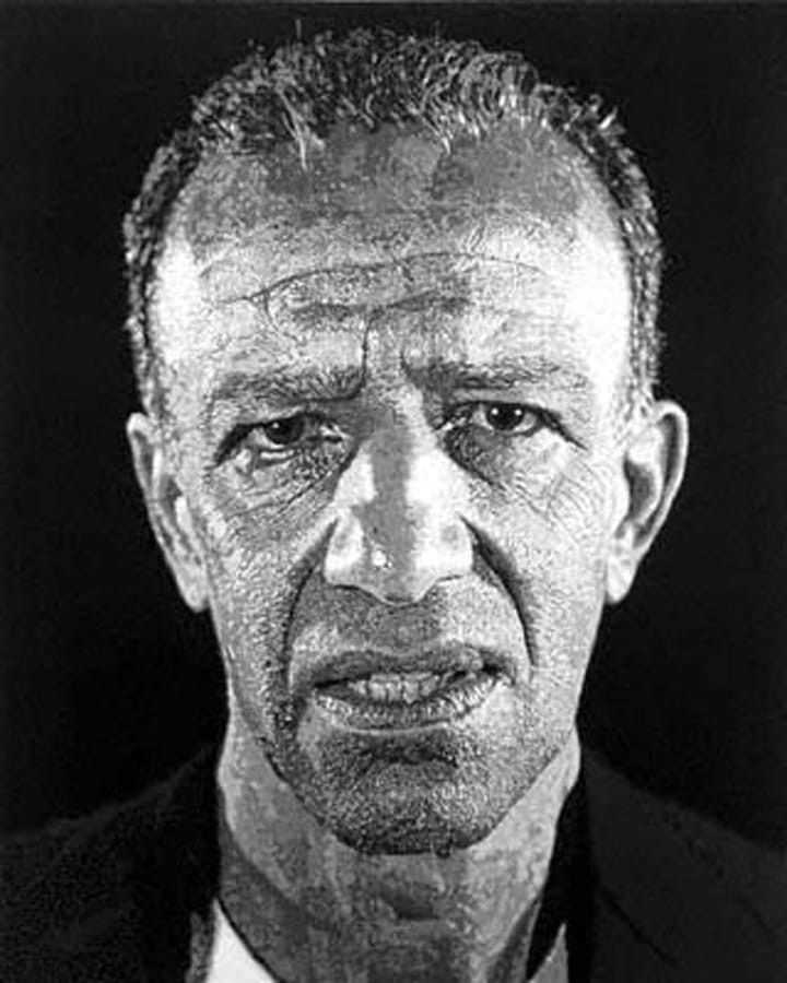 Chuck Close, ‘Alex’, 1993, Print, Screenprint from reduction linoleum cut on paper, null, 