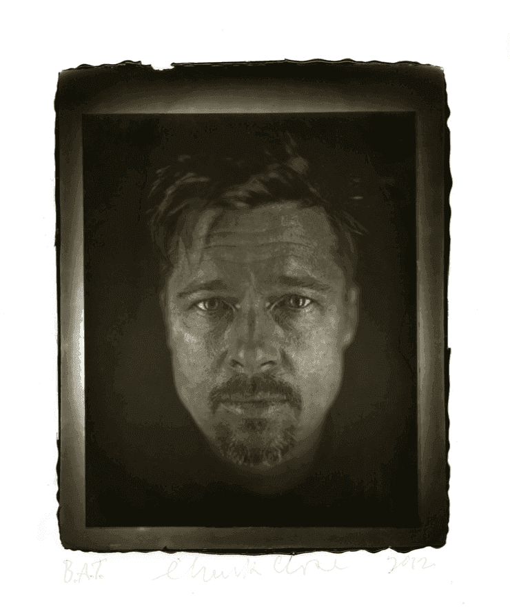 Chuck Close, ‘Brad’, 2012, Print, Woodburytype, Two Palms, 