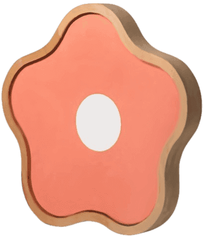 CJ Hendry, ‘Hana’, 2025, Sculpture, Beech wood frame and painted canvas flower, null, 