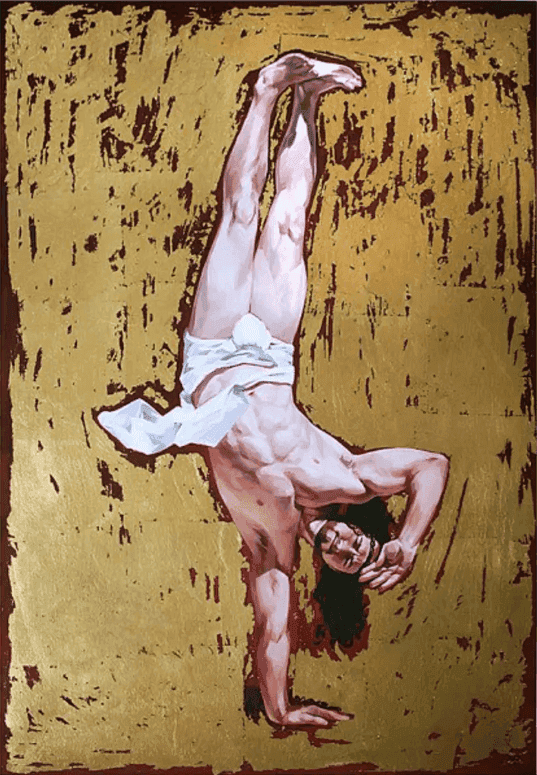 Cosmo Sarson, ‘Breakdancing Jesus - The Salute’, 2013, Print, giclee print on 308 gsm Hahnemühle paper, Self Released, Handfinished