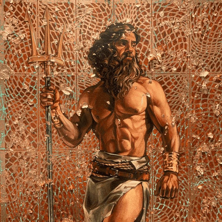 Cosmo Sarson, ‘Neptune (Copper)’, 2022, Print, Archival inkjet print on 330 gsm Somerset Velvet paper with deckled edges, null, Numbered