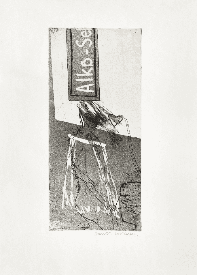 David Hockney, ‘Alka Seltzer’, 1969, Print, Aquatint on paper, null, Numbered