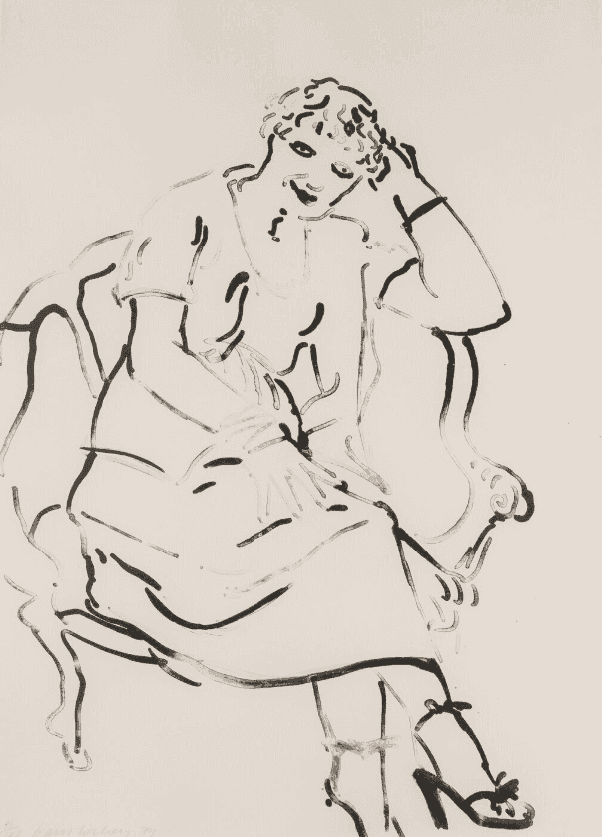 David Hockney, ‘Celia Weary’, 1979, Print, Offset litho, null, Numbered