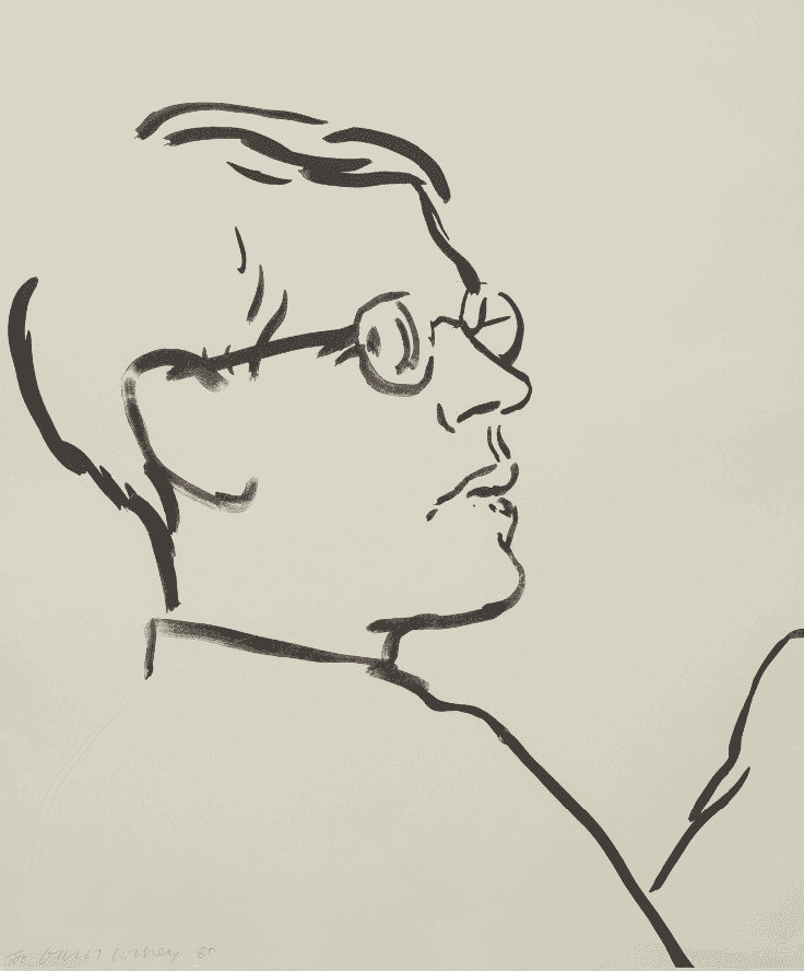 David Hockney, ‘James’, 1980, Print, Hand-finished lithograph, null, Numbered