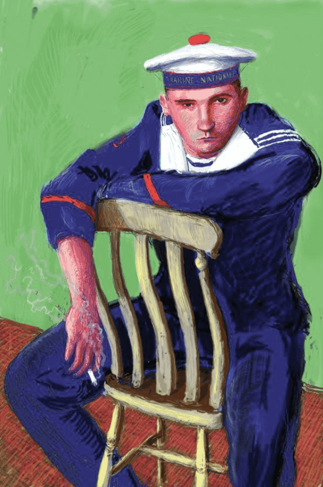 David Hockney, ‘Matelot Kevin Druez 2’, 2009, Print, Digital edition, null, Numbered