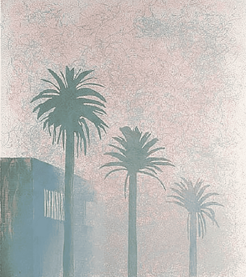 David Hockney, ‘Mist’, 1973, Print, Lithographic edition, null, Numbered