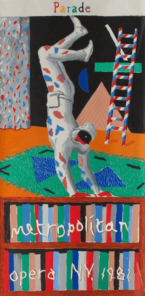 David Hockney, ‘Parade (Acrobat)’, 1981, Print, Acrylic screen impression, null, Numbered