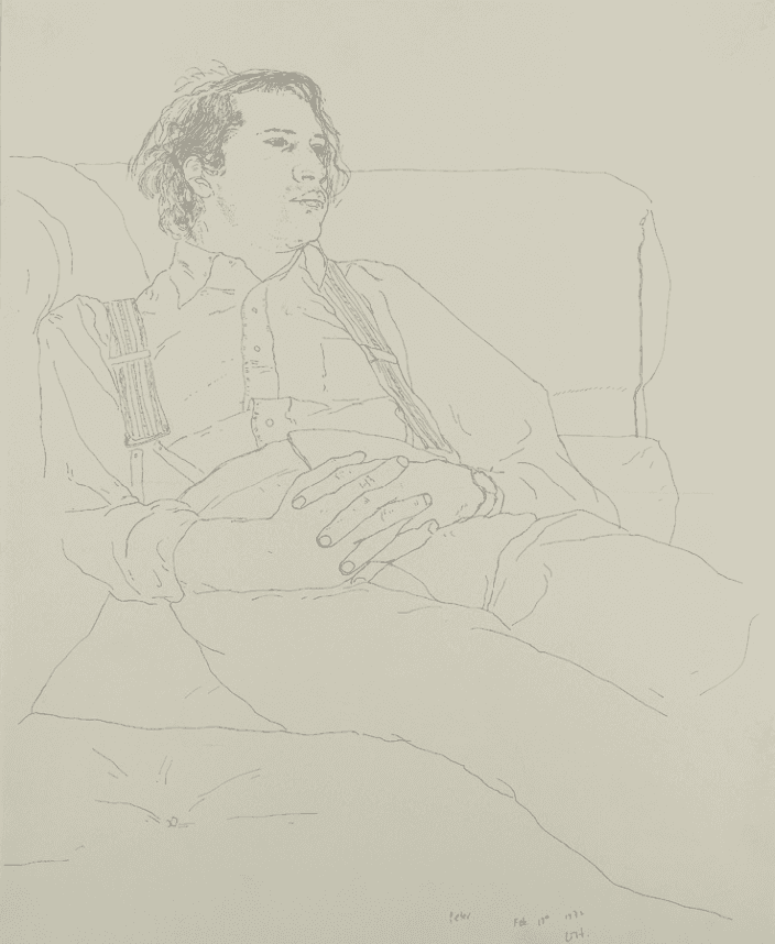 David Hockney, ‘Peter’, 1969, Print, Traditional etching, null, Numbered
