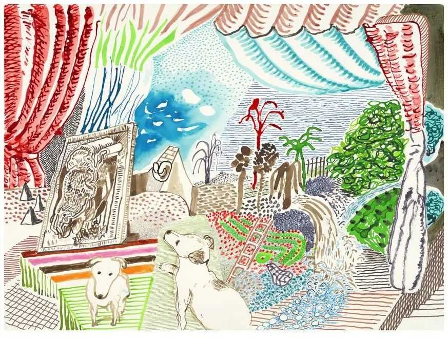 David Hockney, ‘Ruby Dreaming’, 2019, Print, Fine art inkjet, null, Numbered