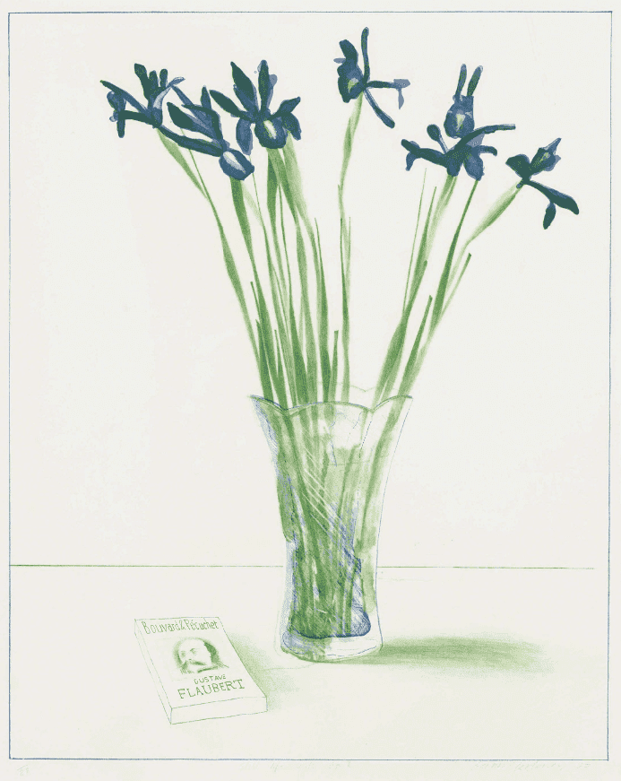 David Hockney, ‘Still Life With Book’, 1973, Print, Lithographic edition, null, Numbered