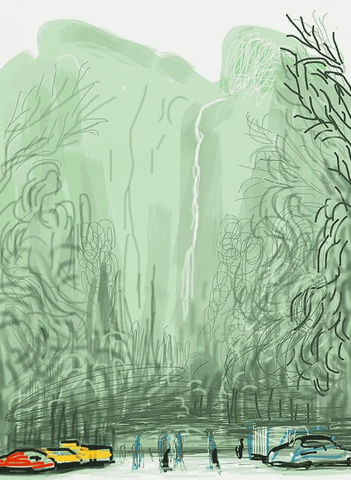 David Hockney, ‘The Yosemite Suite 13’, 2010, Print, Digitally produced work, null, Numbered