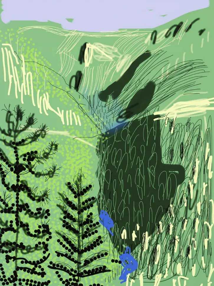 David Hockney, ‘The Yosemite Suite 21’, 2010, Print, Digitally produced work, null, Numbered