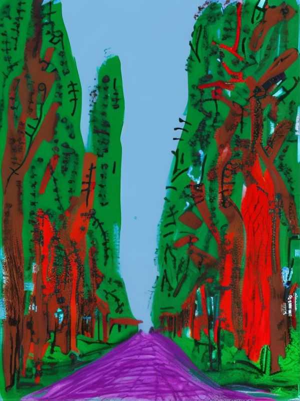 David Hockney, ‘The Yosemite Suite 5’, 2010, Print, Archival digital work, null, Numbered