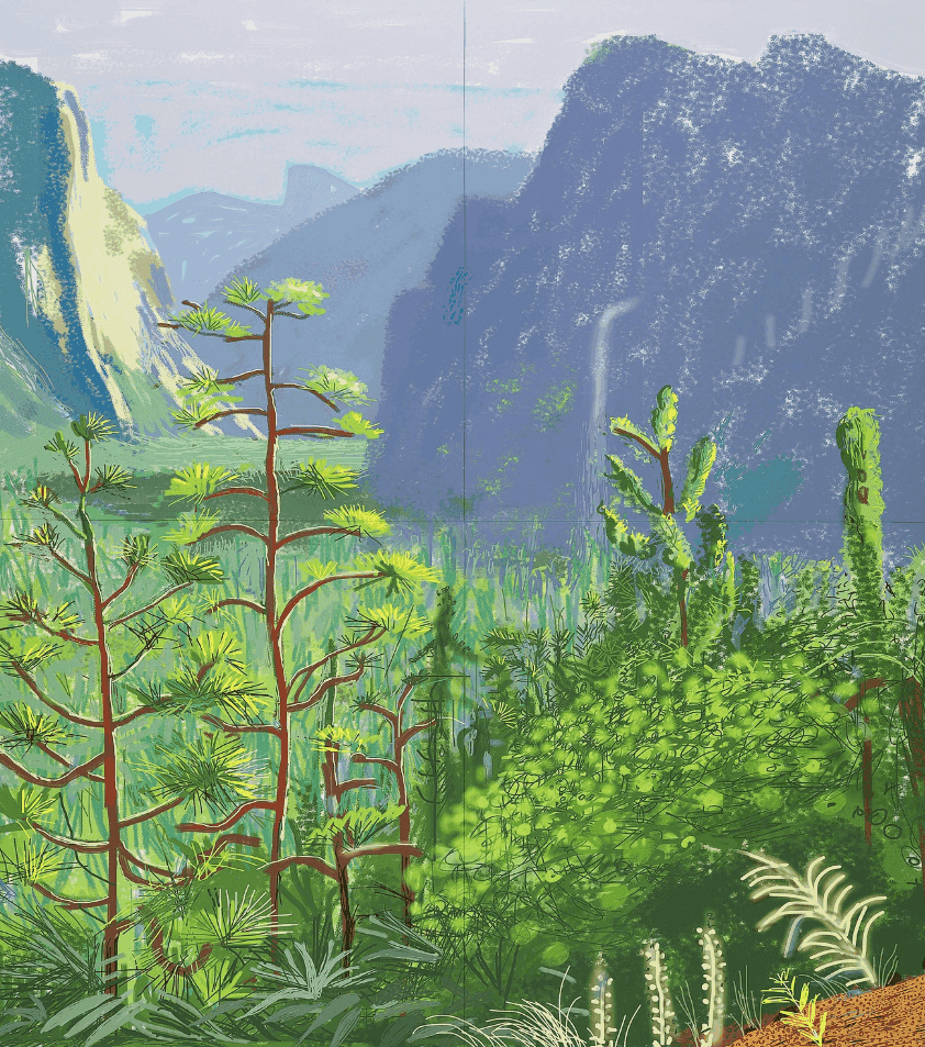 David Hockney, ‘Yosemite I, October 16th 2011’, 2011, Print, Digitally produced work, null, Numbered