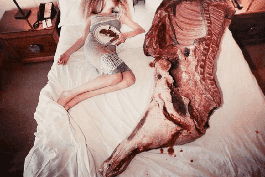 David LaChapelle, ‘Meat, Las Vegas’, 1997, Print, Chromogenic print, null, Numbered, Dated
