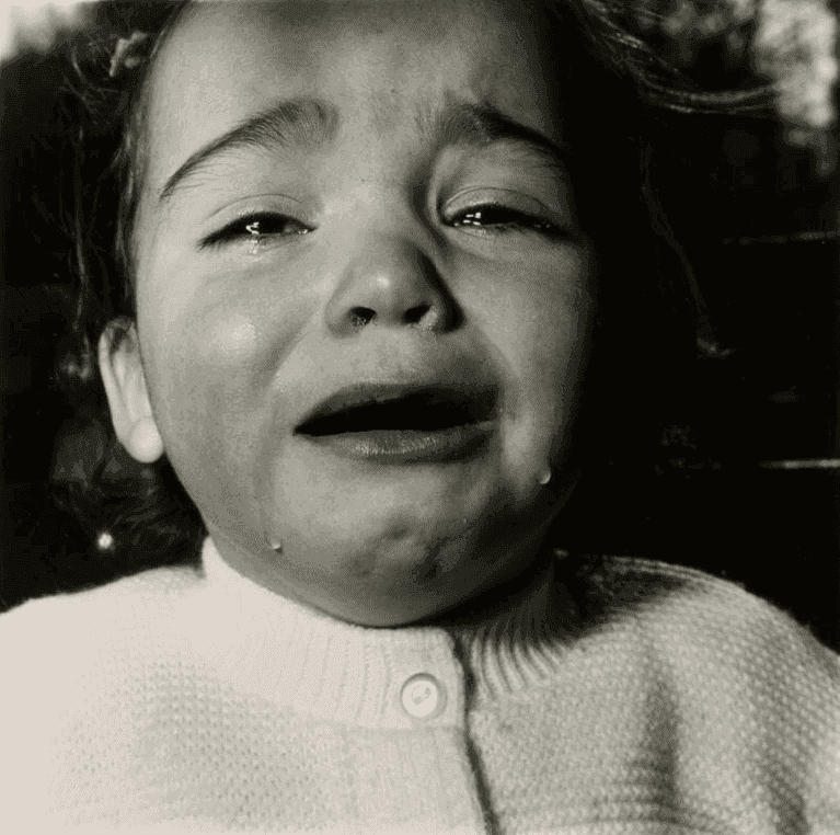 Diane Arbus, ‘A Child Crying, N.J. 1967’, 1967, Print, Gelatin silver print, null, Numbered, Dated