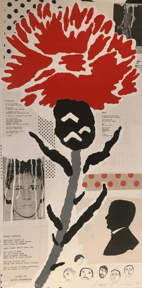 Donald Baechler, ‘After Rumi’, 2000, Print, 9 color lithograph on sommerset velvet paper, Poet's Society, Numbered, Dated