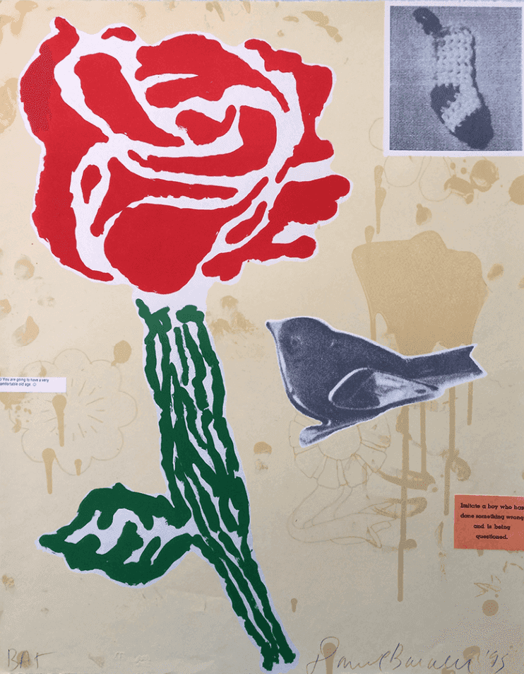 Donald Baechler, ‘Albuquerque Flower’, 1995, Print, Lithograph, null, Dated