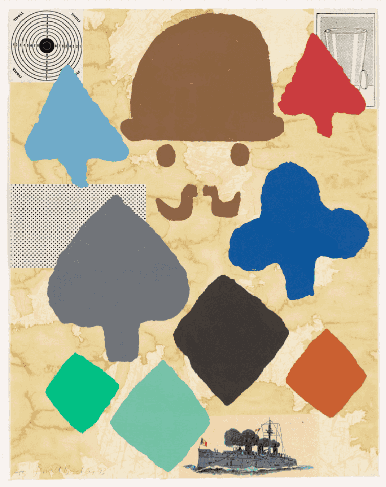 Donald Baechler, ‘Brown Hat’, 1993, Print, Screenprint and chine collé, Pace Editions, Inc., Numbered, Dated