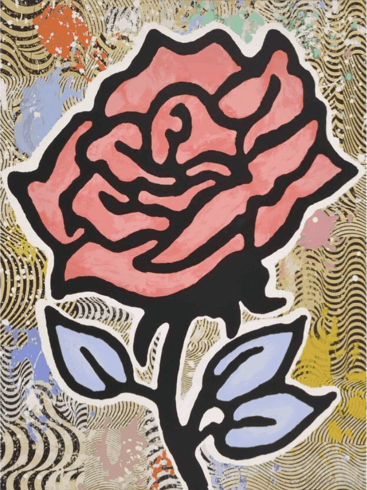 Donald Baechler, ‘Red Rose’, 2005, Print, Silkscreen, null, Numbered