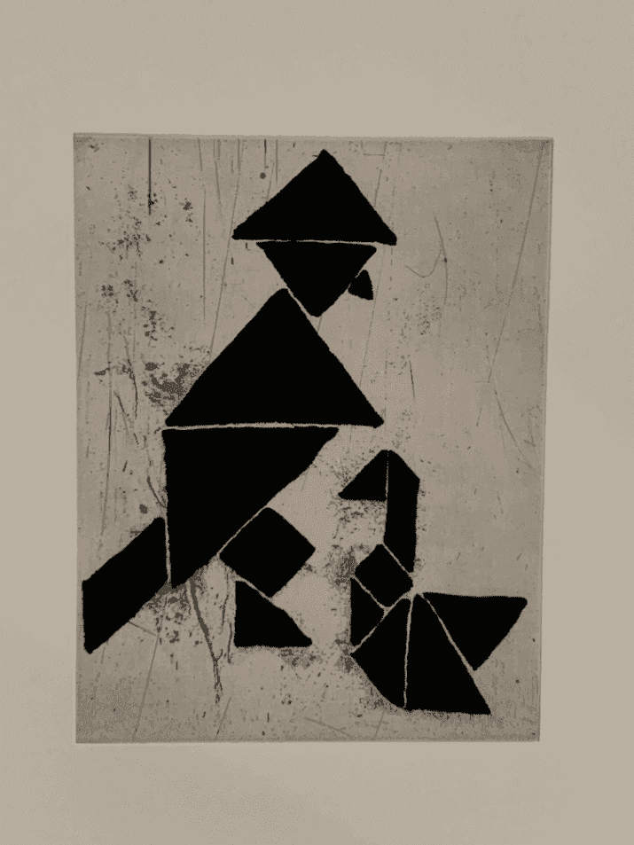 Donald Baechler, ‘Tangram’, 1990, Print, Etching, drypoint, aquatint, photo etching, Baron/Boisante, Numbered, Dated