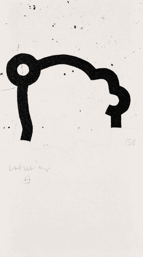 Eduardo Chillida, ‘Begirari’, 1989, Print, Etching aquatint with relief on Segundo Santos paper, El País, Numbered
