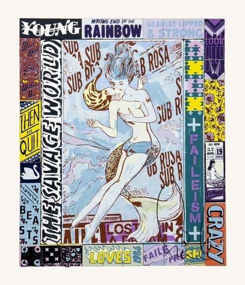 Faile, ‘Sub Rosa World’, 2014, Print, 26 color screen print on 310 gsm Covertry Rage paper, null, Numbered