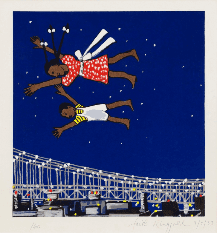 Faith Ringgold, ‘Tar Beach’, 1993, Print, Color woodcut, null, Numbered