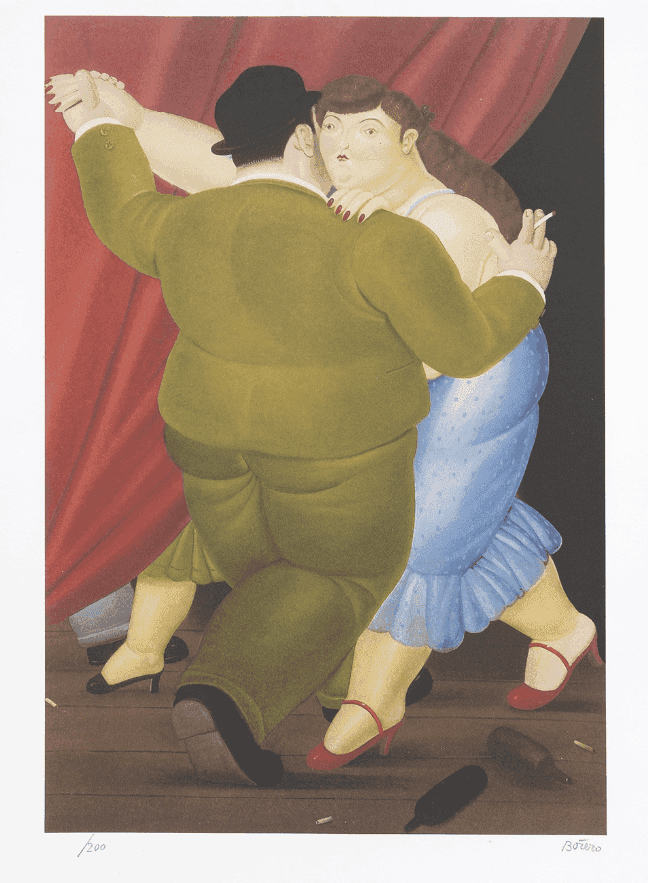 Fernando Botero, ‘Il Ballo’, 1987, Print, Offset lithograph in colours on wove paper, null, Numbered