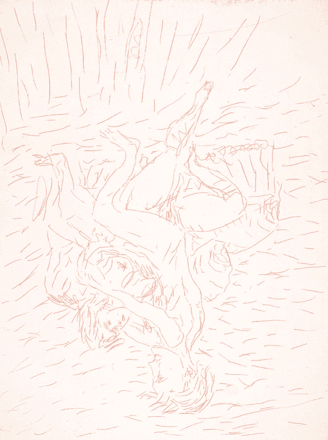 Georg Baselitz, ‘Das Sofa’, 2000, Print, Line block etching, null, 