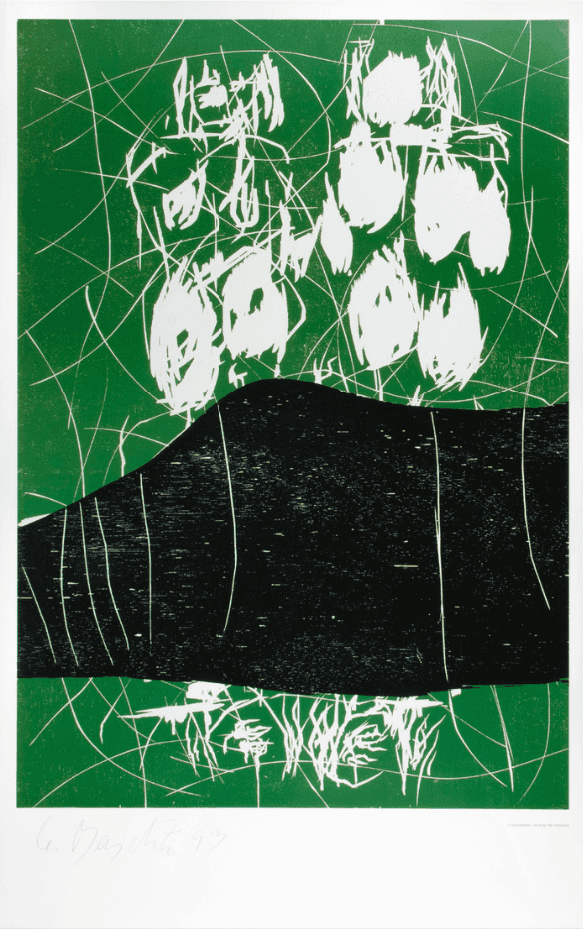 Georg Baselitz, ‘Der Berg’, 1993, Print, Offset print on paper, Mönchehaus Museum Goslar, Dated