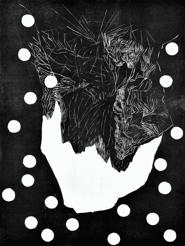 Georg Baselitz, ‘Indianergrab’, 2002, Print, Linocut on paper, null,