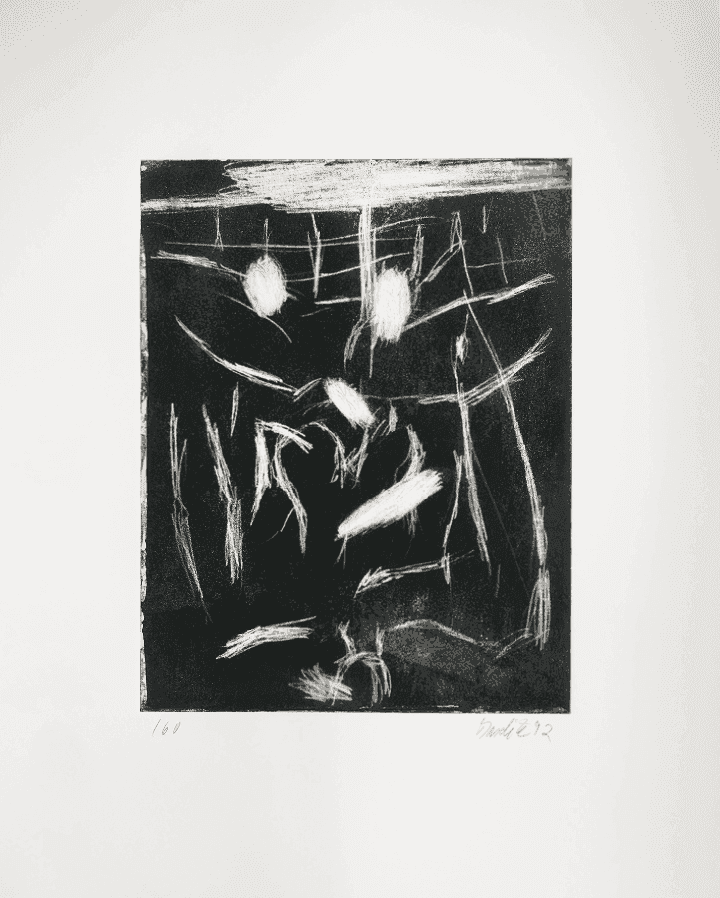 Georg Baselitz, ‘Rimbaud’, 1992, Print, Aquatint on rag paper, Galerie Klüser , Numbered, Dated