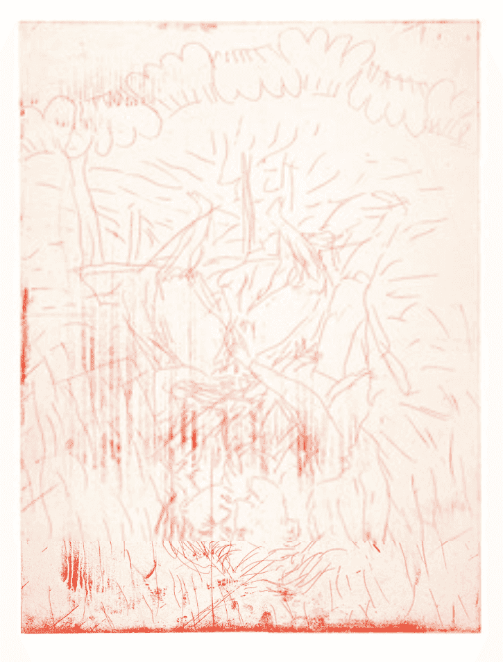 Georg Baselitz, ‘Wolkenband’, 2000, Print, Line block etching, null, 